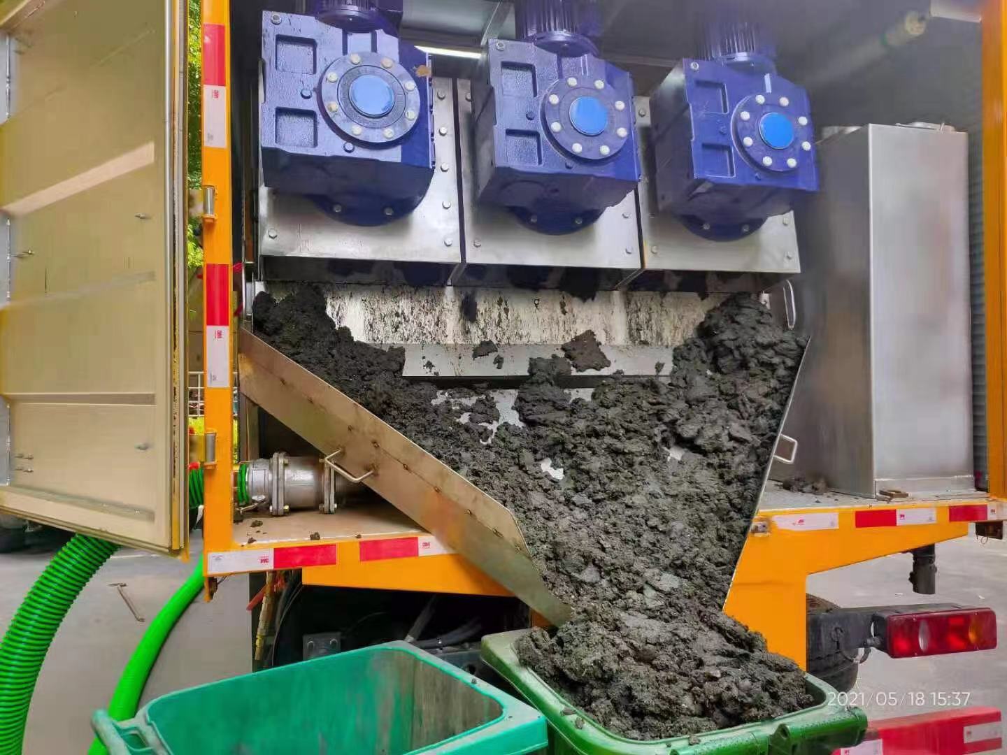 同心化粪池清掏城市维护站-泥浆净化干湿分离处理